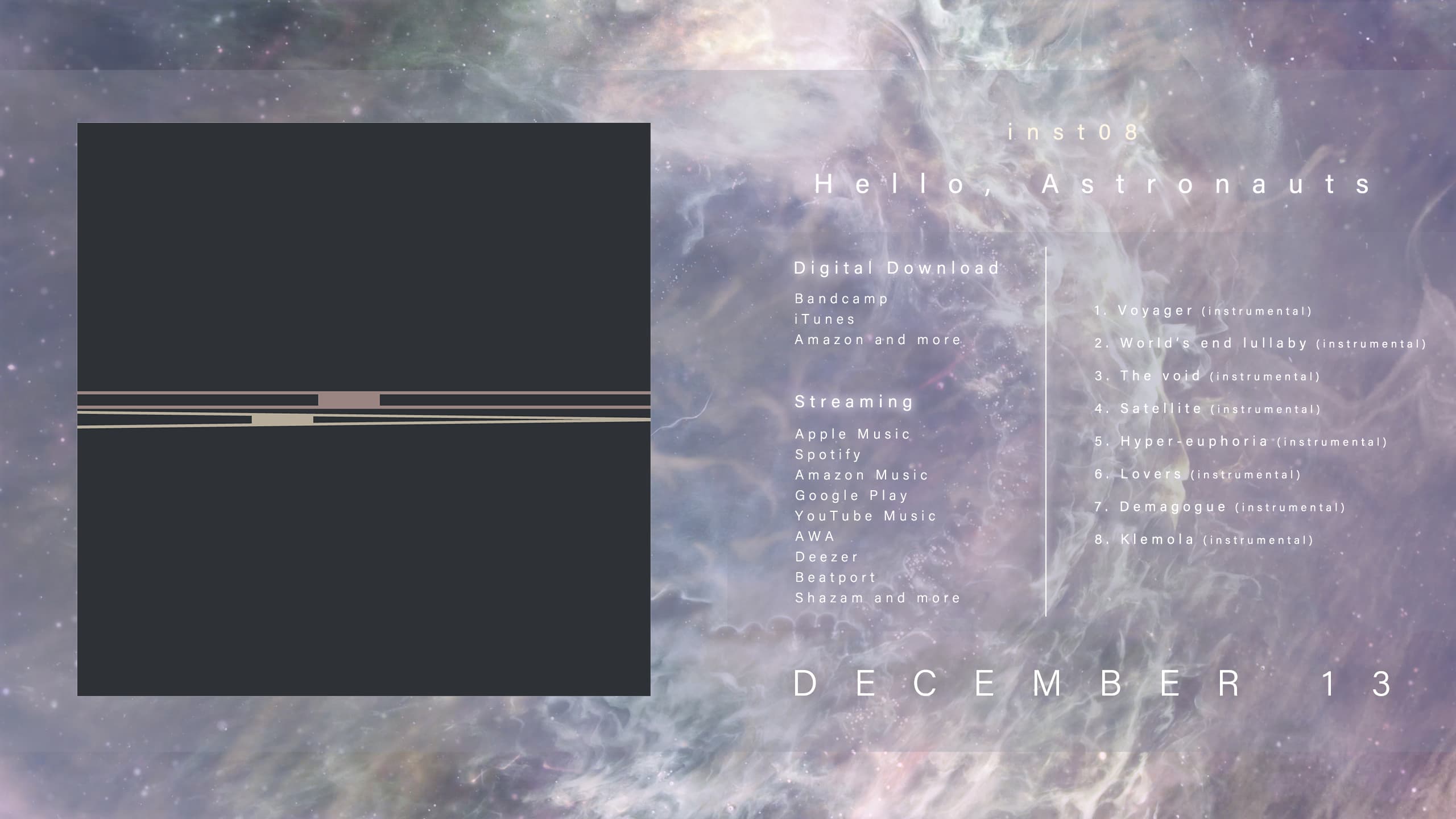 Chouchou new album “theme03 Hello, Astronauts” out Dec 13