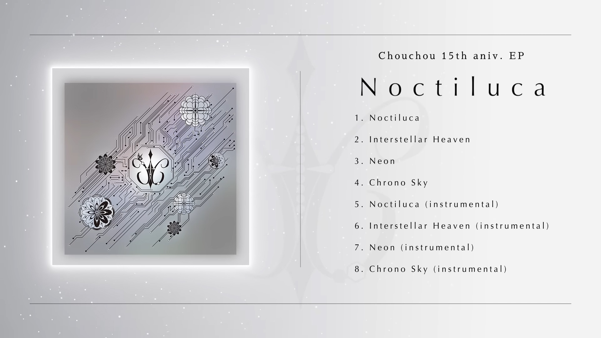 15th Anniversary EP Album "Noctiluca"